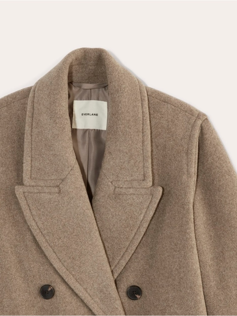 NWT Everlane The Double-Breasted Coat in Wool - Picture 6 of 16